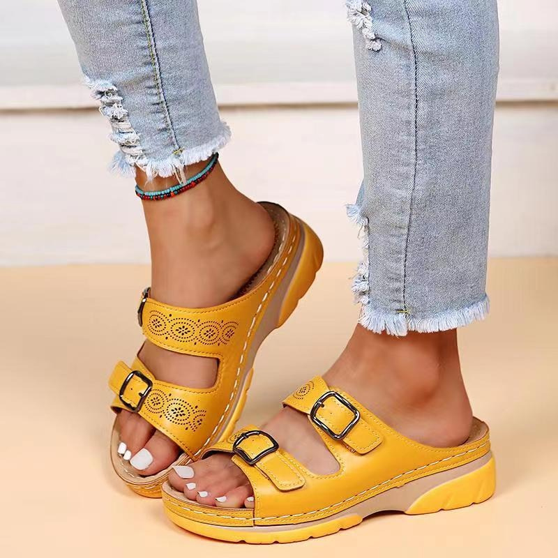 Sharon - Comfort Buckle Sandals