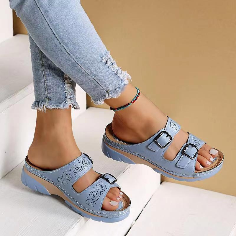 Sharon - Comfort Buckle Sandals