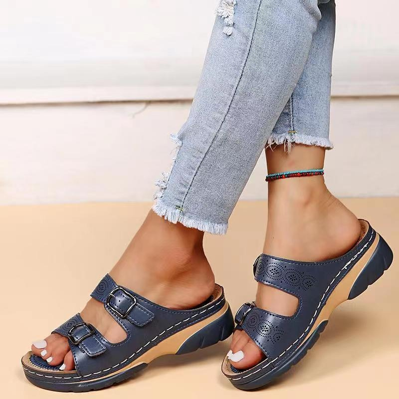 Sharon - Comfort Buckle Sandals