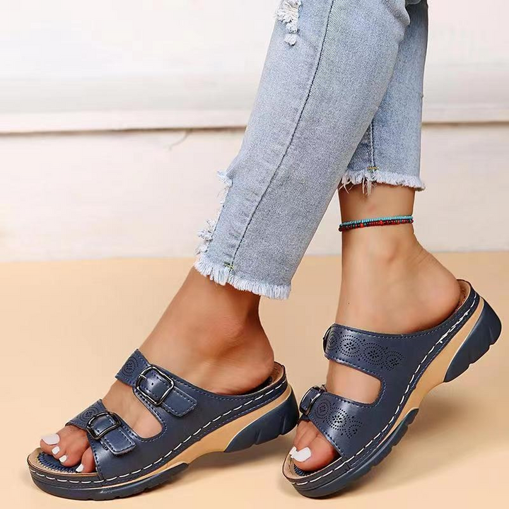 Sharon - Comfort Buckle Sandals